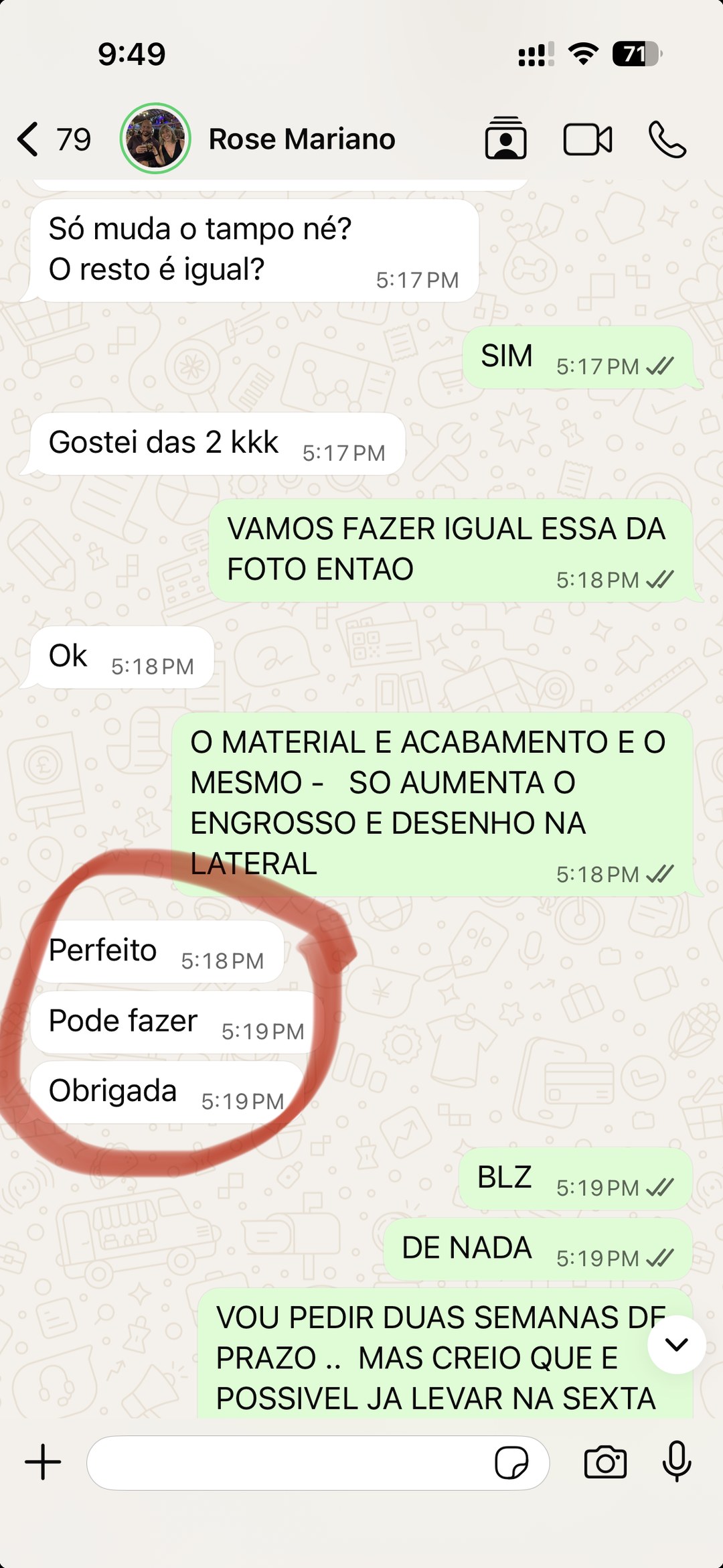 “Pode fazer”