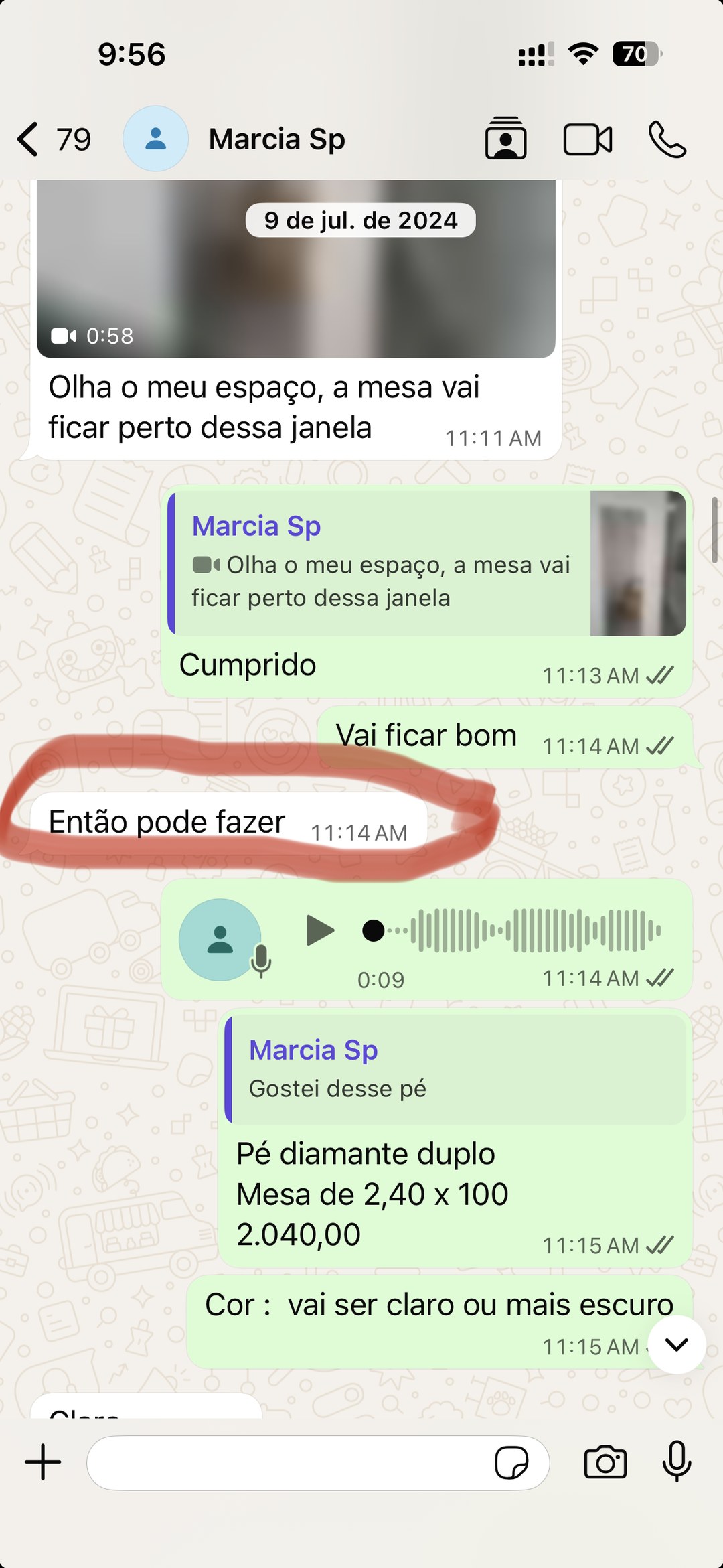 “Então pode fazer”